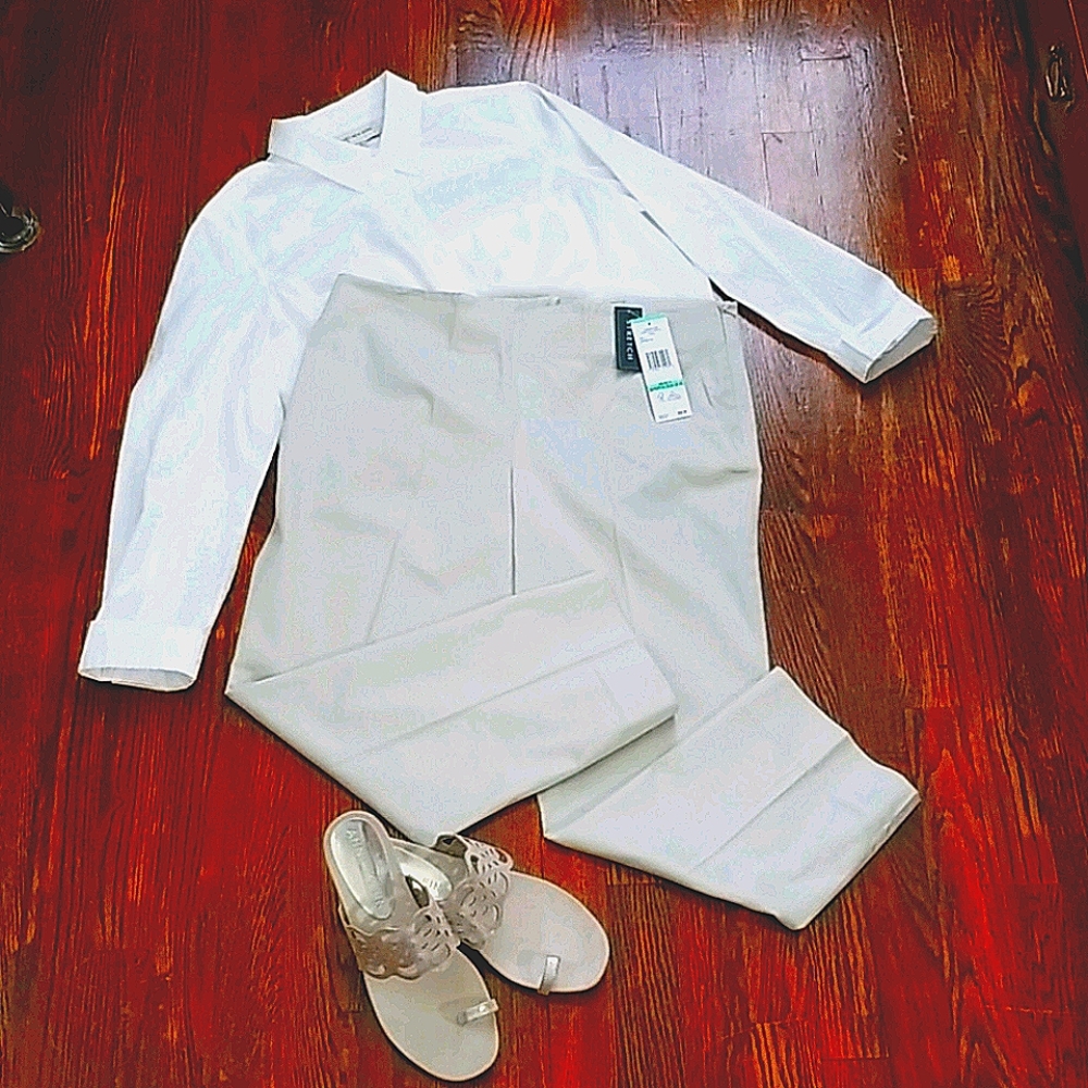 Jones New York Signature Stretch Capri Pants